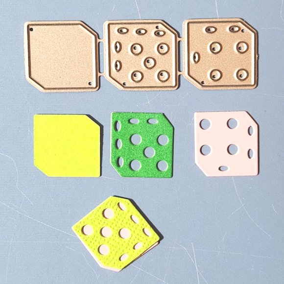 #67 METAL CRAFT DIES – VIDEO GAME, LAYERED DICE, COMP MONITOR, TV, CONTROLLER - Picture 4 of 5